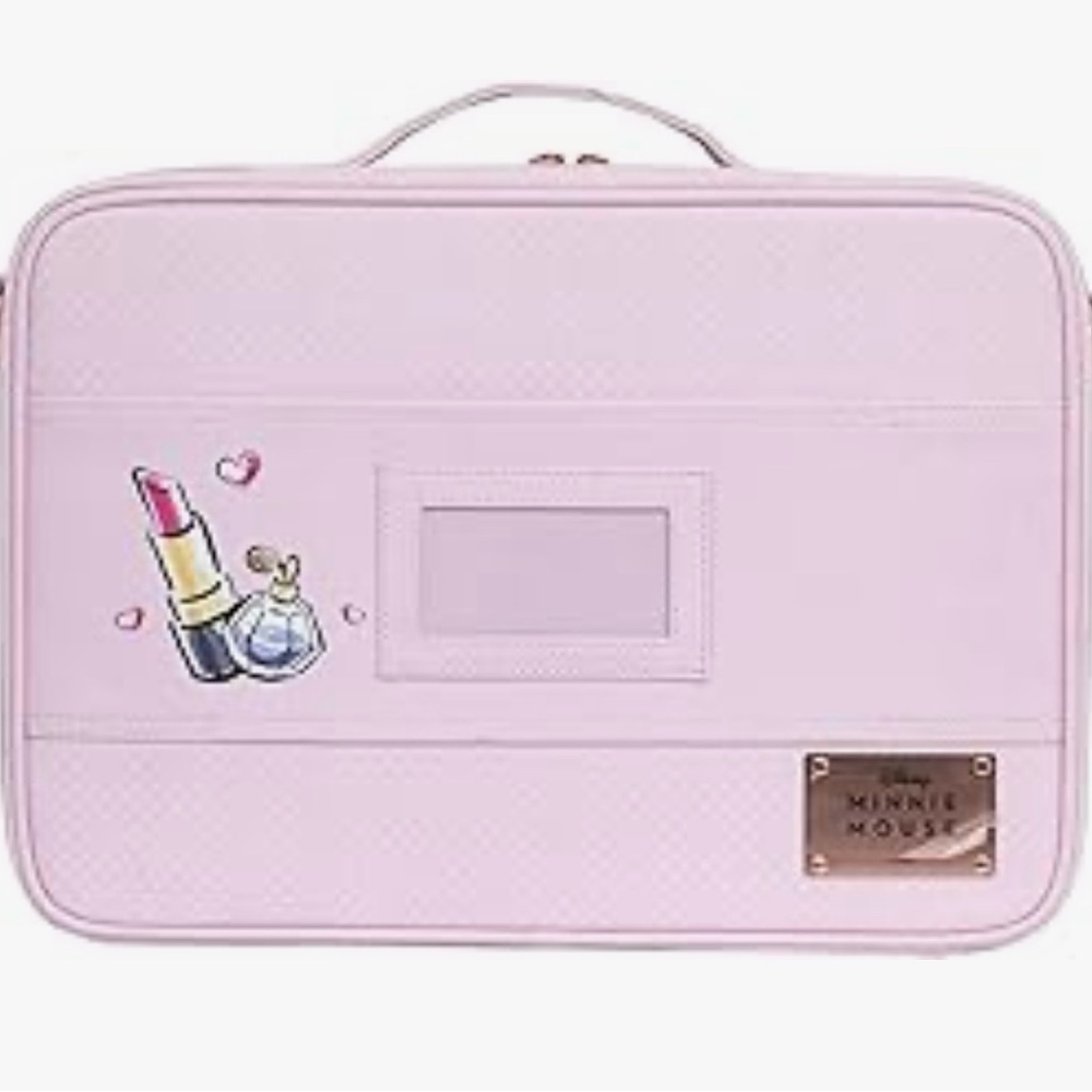 Impressions Vanity Pink Minnie Mouse Cosmetic Carrying Bag/Case - Picture 2 of 7